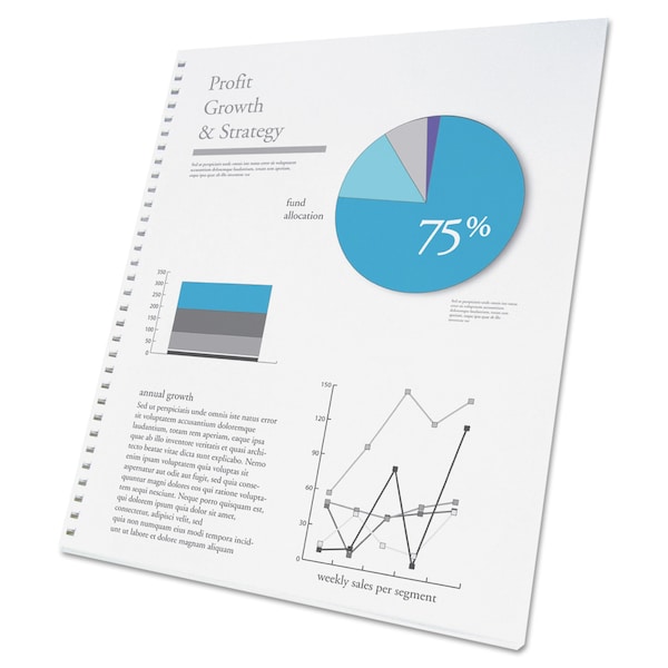 Binding Paper, 8.5 x11, White, PK250